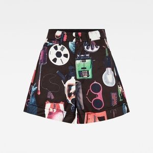 G-Star Originals Raw Denim Revynn Ultra High Boyfriend Shorts